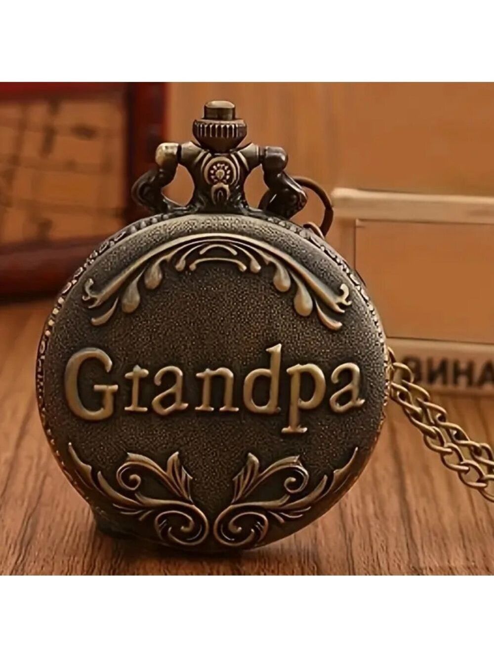 Vintage Style Grandpa Pocket Watch - Picture 6 of 9